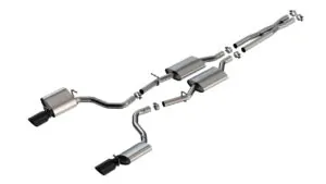 Borla S-Type Cat-Back Exhaust System for 2019-2023 Dodge Charger GT 3.6L V6 Automatic Transmission 2WD (4Door)-140917BC