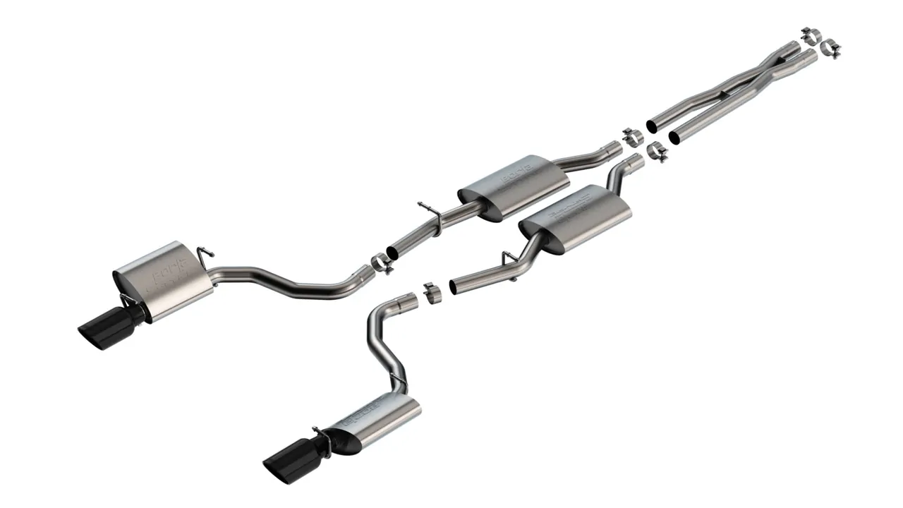 Borla S-Type Cat-Back Exhaust System for 2019-2023 Dodge Charger GT 3.6L V6 Automatic Transmission 2WD (4Door)-140917BC
