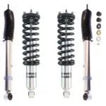 Bilstein 6112 .06-2.5 Front Assembled Coilovers and 5100 0-1 Rear Lift Shocks for 2005-2023 Toyota Tacoma