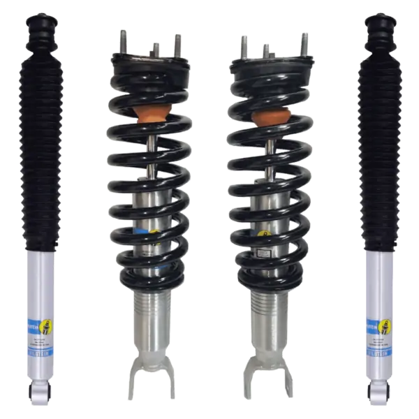 Bilstein 6112 0.6-2.6" Front Lift Assembled Coilovers with Rear 5100 Shocks for 2019-2023 Ram 1500 2WD/4WD