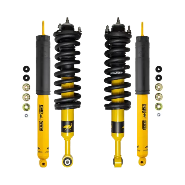 OME 2 Front Lift Coilovers and 0-2.25 Lift Rear Shocks for 2005-2015 Toyota Tacoma