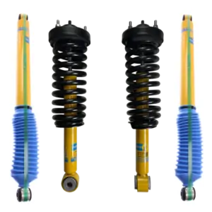 Bilstein 4600 Front Assembled Coilovers with OE Replacement Coils and Rear Shocks for 2009-2013 Ford F-150