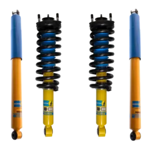 Bilstein 4600 Front Assembled Coilovers with OE Replacement Coils and Rear Shocks for 2015-2022 GMC Canyon