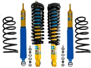 Bilstein 4600 Front Assembled Coilovers with OE Replacement Springs and Rear Shocks and Coils for 2003-2009 Toyota 4Runner
