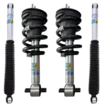 Bilstein 5100 0-2.5 Front Lift Assembled Coilovers with OE Replacement coils and Rear Shocks for 2019-2023 Chevy-GMC Silverado-Sierra 1500