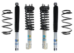 Bilstein 5100 0.75"-2" Front Lift Assembled Coilovers with OE Coils and Rear Shocks/Coils for 2005-2010 Jeep Grand Cherokee WK