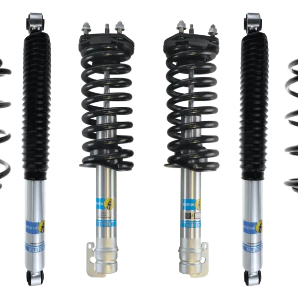 Bilstein 5100 0.75"-2" Front Lift Assembled Coilovers with OE Coils and Rear Shocks/Coils for 2005-2010 Jeep Grand Cherokee WK