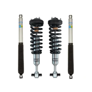 Bilstein 6112 0-2.5 Front Assembled Coilovers and 0-1 Rear Lift Shocks for 2021-2023 Ford F-150 4WD 3.5L or 2.7L