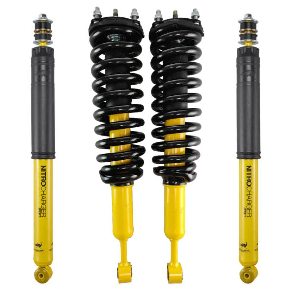 OME 2.5 Front Lift Assembled Coilovers and 0-2.36 Rear Lift Sport Shocks for 2007-2021 Toyota Tundra