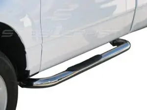 Steelcraft 3" Round Sidebars Stainless Steel for 09-14 Ford F150 Regular Cab - 213607 