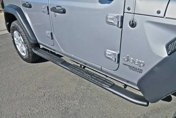 Steelcraft 4X Series Sidebars Textured Black Jeep Wrangler JL 4Dr 18-23 - 40-22300 