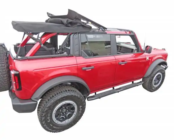 Steelcraft 4X Series Sidebars Textured Black for 21-23 Ford Bronco 4 Dr - 40-15020 