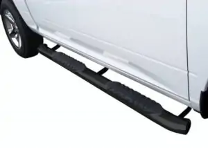 Steelcraft 5" Oval Premium Sidebars Black 2019-2023 Dodge Ram 1500 Crew Cab - 423709BP 