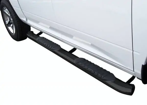 Steelcraft 5" Oval Premium Sidebars Black 2019-2023 Dodge Ram 1500 Crew Cab - 423709BP 