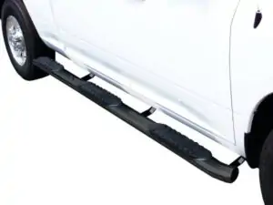 Steelcraft 5" Oval Wheel to Wheel Sidebars Black Dodge Ram 1500 6.5' Bed Crew Cab 19-23 - 424105B 