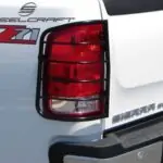 Steelcraft Black Taillight Guards for 07-14 GMC Sierra (New Body Style) - 30370 