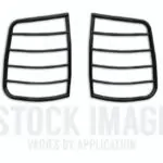 Steelcraft Black Taillight Guards for 98-04 Nissan Frontier - 34020 