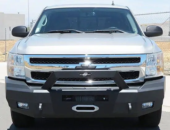 Steelcraft Elevation Bullnose Front Bumper Fine Texture Black for 2007-2013 Chevy Silverado 1500 - 70-10320 