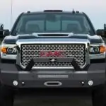 Steelcraft Elevation Bullnose Front Bumper Fine Texture Black for 2015-19 GMC Sierra 2500/3500HD Denali and Diesels - 70-10460 