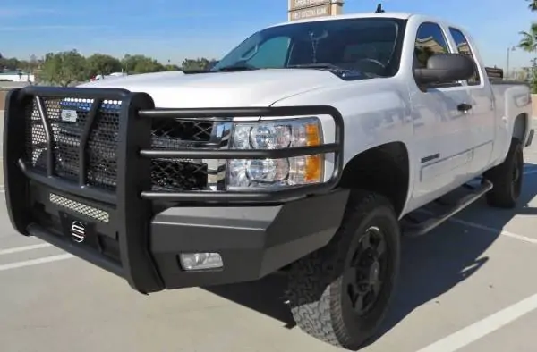 Steelcraft Elevation Front Bumper Fine Texture Black - 2011-2014 Chevy Silverado 2500HD/3500HD - 60-10410 