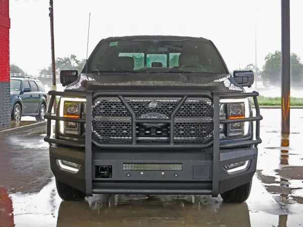 Steelcraft Elevation Front Bumper Fine Texture Black for 21-23 Ford F-150 Eco-boost and Hybrid - 60-11430CC 