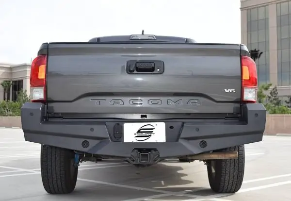 Steelcraft Elevation Rear Bumper Fine Texture Black Toyota Tacoma 2016-2023 - 65-23420 