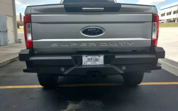 Steelcraft Elevation Rear Bumper Fine Texture Black for 2017-2022 Ford Super Duty - 65-21380 