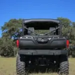 Steelcraft Fine Textured Black UTV Rear Bumper Replacement for Can Am Defender 2016-2023 - 65-1000 