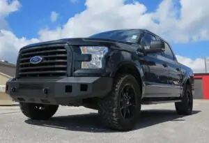 Steelcraft Fortis Front Bumper Fine Texture Black 2015-17 Ford F-150 Fits all models including eco-boost - 71-11410 