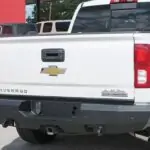 Steelcraft Fortis Rear Bumper Fine Texture Black 2014-2018 Chevy Silverado 1500 GMC Sierra 1500 2019 Silverado 1500 LD "Classic" Sierra 1500 Limited - 76-20420 