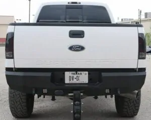 Steelcraft Fortis Rear Bumper Fine Texture Black for 1999-2016 Ford Super Duty - 76-21370 