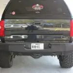 Steelcraft Fortis Rear Bumper Fine Texture Black for 2014-21 Toyota Tundra - 76-23380 