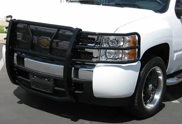 Steelcraft HD Grille Guard Semi-gloss Black Chevy Silverado 1500 2007-2013 - 50-0320 