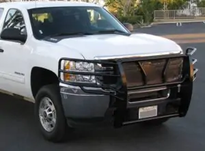 Steelcraft HD Grille Guard Semi-gloss Black for 2011-2014 Chevy Silverado 2500HD/3500 - 50-0410 