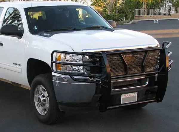 Steelcraft HD Grille Guard Semi-gloss Black for 2011-2014 Chevy Silverado 2500HD/3500 - 50-0410 