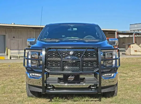 Steelcraft HD Grille Guard Semi-gloss Black for 2015-2023 Ford F-150 (Fits all models including eco-boost and hybrid) - 50-1420C 