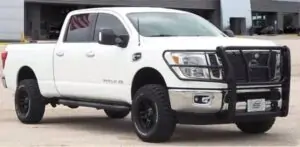 Steelcraft HD Grille Guard Semi-gloss Black for 2016-2023 Nissan Titan XD (Includes PRO-4X) - 50-4080C 