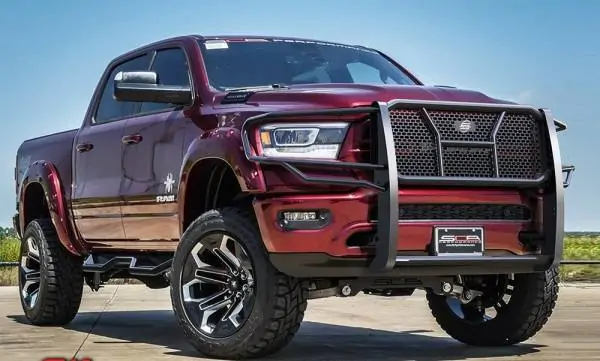 Steelcraft HD Grille Guard Semi-gloss Black for 2019-2023 Ram 1500 - 50-2270C 
