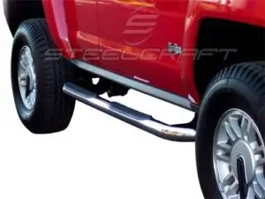 Steelcraft Stainless Steel 3" Round Sidebars 06-10 Hummer H3 - 205807 