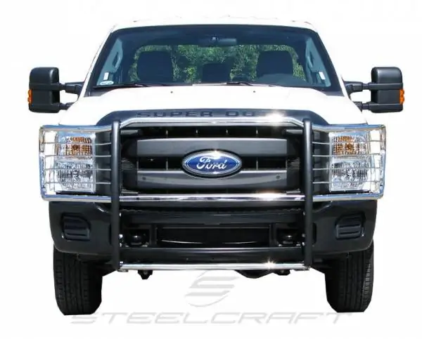 Steelcraft Stainless Steel Grille Guard for 2011-2016 Ford Super Duty - 51377 