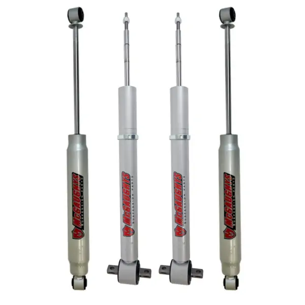 McGaughy's 7-9 Adjustable Lift Front Struts and 7-9 Rear Lift Shocks For 1999-2018 GMC Sierra 1500