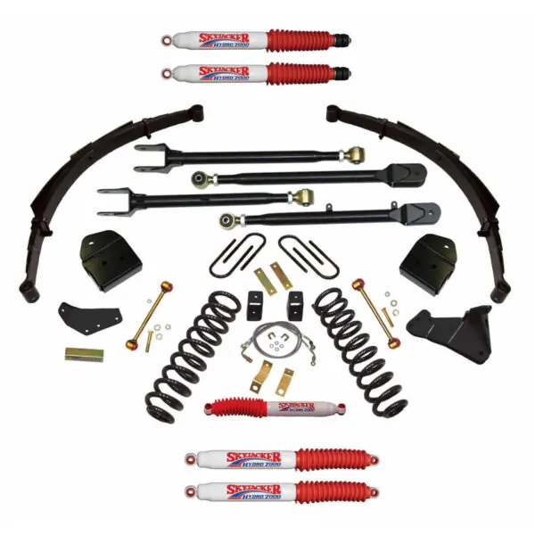 Skyjacker 4" 4-Link Conversion Lift Kit M95 Shocks for 08-10 Ford F-350 Super Duty - F84024KSH-H