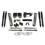 Skyjacker 4" Coil Springs Lift Kit Black MAX Shocks for 17-19 Ford F-350 Super Duty. - F174024K3-B