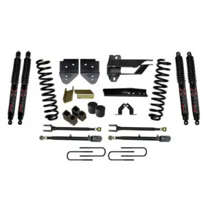 Skyjacker 4" Coils Lift Kit Black MAX Shocks for 17-19 Ford F-250 Super Duty - F174524K-B