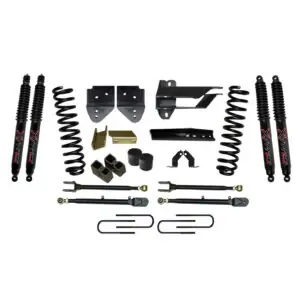 Skyjacker 4" Coils Lift Kit Black MAX Shocks for 17-19 Ford F-350 Super Duty - F174524K3-B