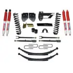Skyjacker 4" Leaf Springs Lift Kit Nitro Shocks for 17-19 Ford F-250/ F-350 Super Duty Gas - F174024KS-N
