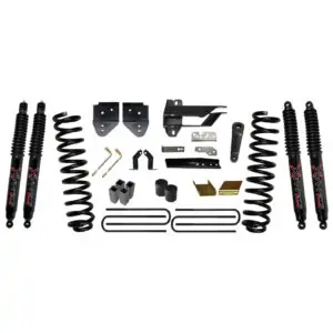 Skyjacker 6" Blocks Lift Kit Black MAX Shocks for 17-19 Ford F-350 Super Duty. - F17601K3-B