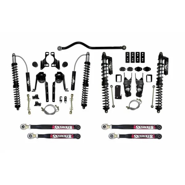 Skyjacker 6" Coil Over Kit Lift Kit Black MAX Shocks for Wrangler JK 2007-2018. - JK60SLSK-SX