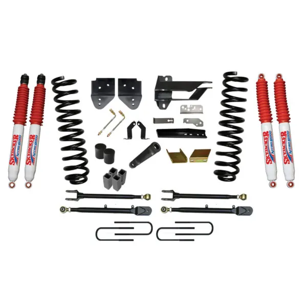 Skyjacker 6" Springs Lift Kit Nitro Shocks for 17-19 Ford F-350 Super Duty - F176524K3-N