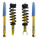 Bilstein 4600 Front Coilovers with OE Replacement Coils and Bilstein 4600 Rear Shocks for 2011-2018 Ram 1500 4WD